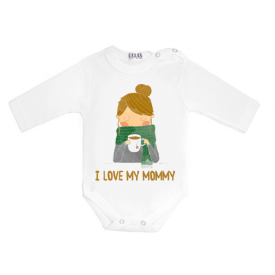 Carra I Love My Mommy бебешко боди
